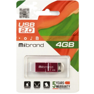 Флешка 4Гб USB 2.0 рожевий Chameleon Mibrand - Інтернет-магазин спільних покупок ToGether