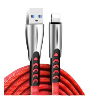 Кабель USB Lightning ColorWay CW-CBUL010-RD 2,4A 1м червоний - Інтернет-магазин спільних покупок ToGether