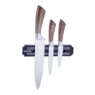 Набір ножів 4 предмети (3 ножа + магнітна смуга) 5042 KAMILLE - Інтернет-магазин спільних покупок ToGether
