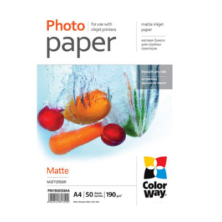 Папір А4 матовий 190г/м 50 шт ColorWay PrintPro PME190050A4 - Інтернет-магазин спільних покупок ToGether