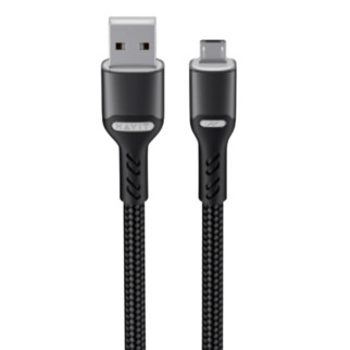 Кабель USB MicroUSB Havit HV-CB6215 3,0A 1м чорний - Інтернет-магазин спільних покупок ToGether