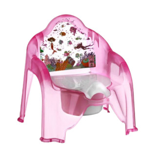 Горщик дитячий з малюнком рожевий прозорий ELIF - Інтернет-магазин спільних покупок ToGether