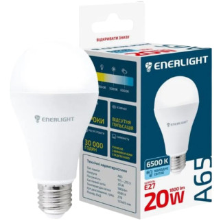 Лампа A65 20W E27 6500К 220V LED Enerlight - Інтернет-магазин спільних покупок ToGether
