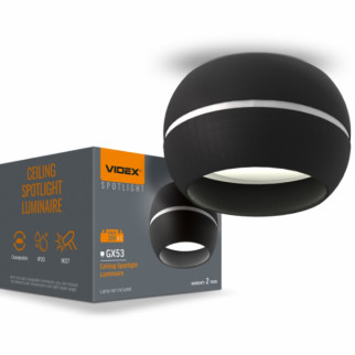 LED Світильник під лампу GX53 універсальний чорний VL-SPF16A-B Videx - Інтернет-магазин спільних покупок ToGether