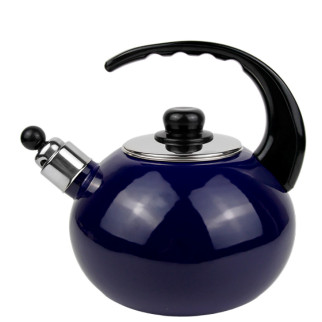 Чайник 2,5л емальований зі свистком синій KAMILLE - Інтернет-магазин спільних покупок ToGether