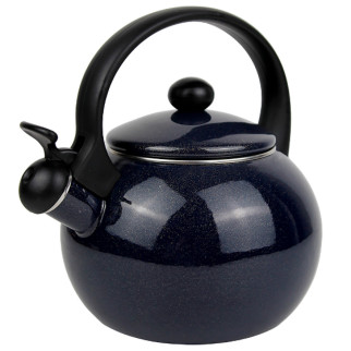 Чайник 2,2л емальований зі свистком темно-синій глян. KAMILLE - Інтернет-магазин спільних покупок ToGether