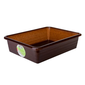 Лоток універсальний 24,8*19*6см коричневий Eco Wood Алеана - Інтернет-магазин спільних покупок ToGether