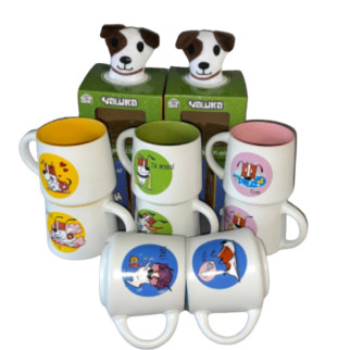 Чашка Веселий собакен з іграшкою (подарункова уп) S&T - Інтернет-магазин спільних покупок ToGether