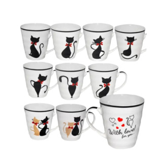 Чашка Чорна кішка 340мл 2178-1 S&T - Інтернет-магазин спільних покупок ToGether