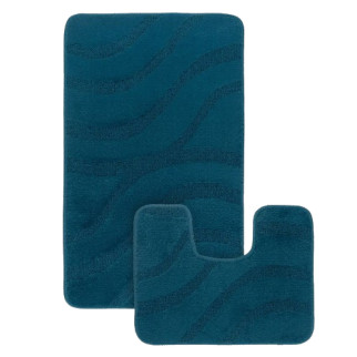 Набір килимків для ванної 2шт 50*80см+40*50см 201 тепло-блакитний S2-333 classic ELIF - Інтернет-магазин спільних покупок ToGether