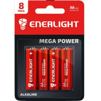 Батарейка лужна AA/LR6 (бл-8шт) Enerlight Mega Power - Інтернет-магазин спільних покупок ToGether