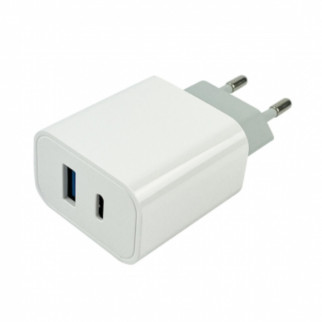 Зарядний пристрій мережевий USB/Type-C 30W білий GaN Mibrand MIWC/33UCW - Інтернет-магазин спільних покупок ToGether