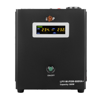 Джерело безперебійного живлення для котла LogicPower LPY-W-PSW-800VA+ (560W) 5A/15A 12V - Інтернет-магазин спільних покупок ToGether