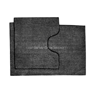 Набір килимків для ванної 2шт 60*90см+50*60 Standard Plus темно-сірий Дариана - Інтернет-магазин спільних покупок ToGether