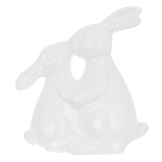 Декоративна фігурка Закохані кролики 13см білий БОНА ДИ - Інтернет-магазин спільних покупок ToGether