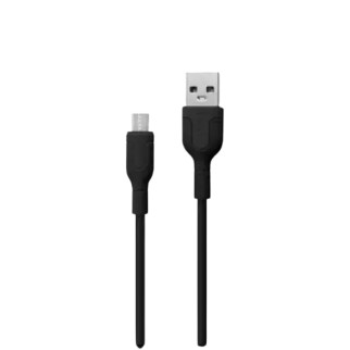 Кабель USB MicroUSB WALKER C350 чорний - Інтернет-магазин спільних покупок ToGether