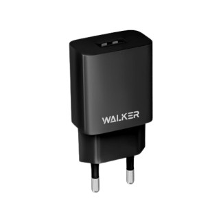 Зарядний пристрій мережевий USB 2,1А чорний WALKER WH-26 - Інтернет-магазин спільних покупок ToGether