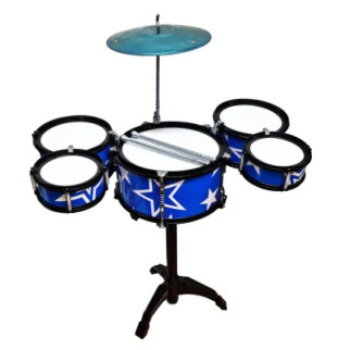 Дитяча іграшка Барабанна установка 1688(Blue) 5 барабанів - Інтернет-магазин спільних покупок ToGether