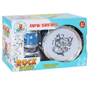 Дитяча іграшка Барабанна установка 66977, 3 барабани (Синій) - Інтернет-магазин спільних покупок ToGether