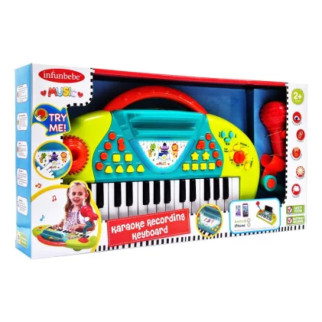 Дитяче ігрове піаніно LML7710(Turquoise) із мікрофоном - Інтернет-магазин спільних покупок ToGether