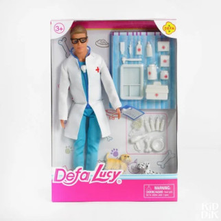 Лялька "Defa" 8347 (36) "Ветеринар", улюбленці, аксесуари, у коробці - Інтернет-магазин спільних покупок ToGether