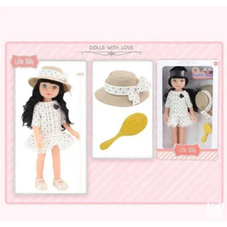 Лялька 91099 D (36) висота 33 см, капелюшок, щітка для волосся, в коробці - Інтернет-магазин спільних покупок ToGether