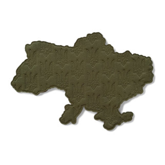 Велкро панель для шевронів Мапа України олива - Інтернет-магазин спільних покупок ToGether