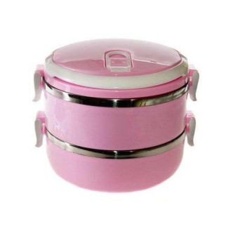 Ланч бокс харчовий Frico FRU-390-Pink 1,4 л рожевий - Інтернет-магазин спільних покупок ToGether