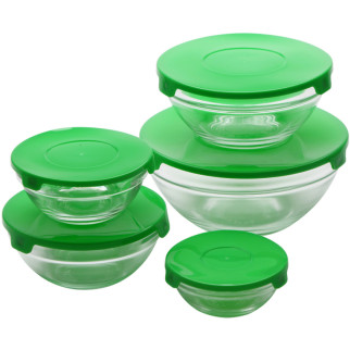 Набір контейнерів харчових Frico FRU-432-Green 10 предметів зелений - Інтернет-магазин спільних покупок ToGether