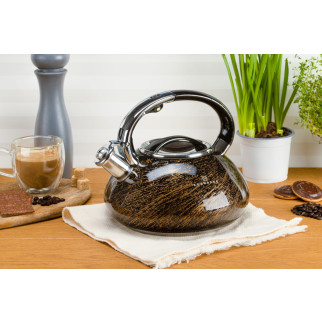 Чайник із свистком Edenberg EB-1900-Bronze 3 л бронзовий - Інтернет-магазин спільних покупок ToGether