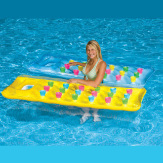 Матрац плавальний надувний 59894NP18-Pocket Suntanner Lounge Intex - Інтернет-магазин спільних покупок ToGether