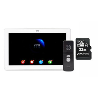 Комплект відеодомофону ATIS AD-1070FHD/T White з підтримкою Tuya Smart + AT-400FHD Black - Інтернет-магазин спільних покупок ToGether
