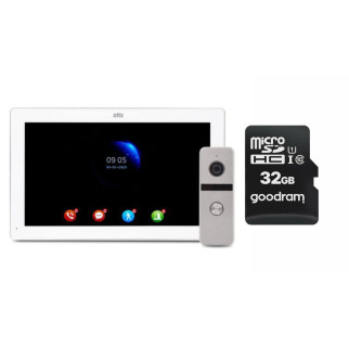 Комплект відеодомофону ATIS AD-1070FHD/T White з підтримкою Tuya Smart + AT-400FHD Silver - Інтернет-магазин спільних покупок ToGether