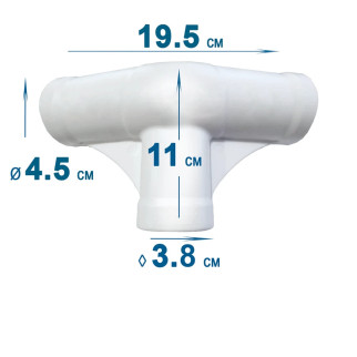 T-подібний полімерний з'єднувач (шарнір) Intex 12801 - Інтернет-магазин спільних покупок ToGether