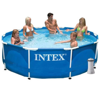 Каркасний басейн Intex 28200 - 4, 305 х 76 см (2 006 л/год, тент, підстилка) - Інтернет-магазин спільних покупок ToGether