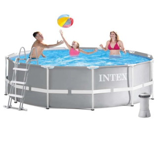 Каркасний басейн Intex 26716 - 5, 366 x 99 см (3 785 л/год, драбина, підстилка, тент) - Інтернет-магазин спільних покупок ToGether