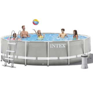Каркасний басейн Intex 26720, 427 х 107 см (3 785 л/год, драбина, тент, підстилка) - Інтернет-магазин спільних покупок ToGether