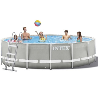 Каркасний басейн Intex 26720 - 1, 427 х 107 см (драбина, тент, підстилка) - Інтернет-магазин спільних покупок ToGether