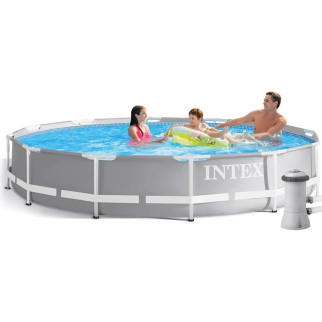 Каркасний басейн Intex 26710 - 5, 366 x 76 см (3 785 л/год, підстилка, тент) - Інтернет-магазин спільних покупок ToGether