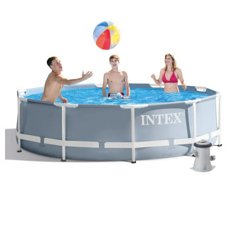 Каркасний басейн Intex 26702 - 3, 305 x 76 см (1 250 л/год, тент, підстилка) - Інтернет-магазин спільних покупок ToGether