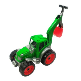 Іграшковий трактор з ковшем 3435TXK деталі рухливі  (Зелений) - Інтернет-магазин спільних покупок ToGether