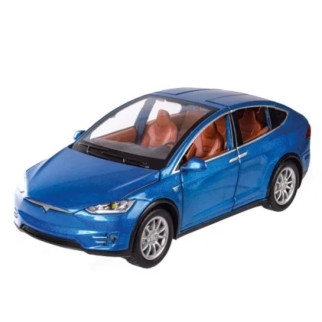 Машинка інерційна "Tesla Model X" Автопром 7574A, 1:22  (Синій) - Інтернет-магазин спільних покупок ToGether