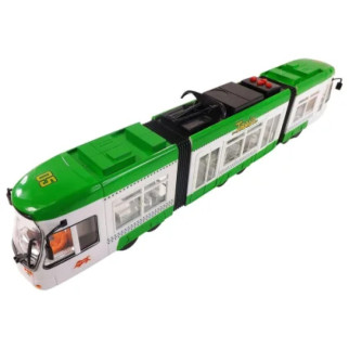 Іграшка модель Трамвай K1114, 48,5*7,5*13,5 (Зелений) - Інтернет-магазин спільних покупок ToGether