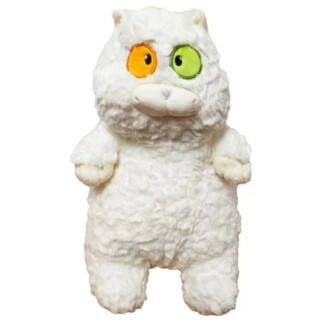 М'яка іграшка "Товстий кіт" K15214, 40 см (Білий) - Інтернет-магазин спільних покупок ToGether