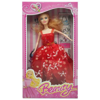 Лялька типу Барбі 1219-5-1 у бальній сукні  (Червоний) - Інтернет-магазин спільних покупок ToGether