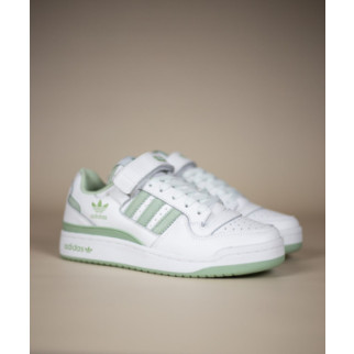 Жіночі кросівки Adidas Forum 84 Low White Green - Інтернет-магазин спільних покупок ToGether