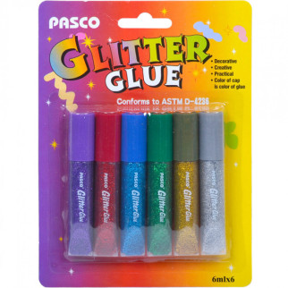 Клей з блискітками 6мл "Pasco" 6 кольорів - Інтернет-магазин спільних покупок ToGether