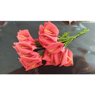 Квітка червона кали на ніжці, фоаміран - Інтернет-магазин спільних покупок ToGether