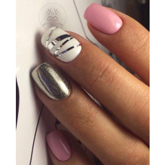 Стрічка для дизайну нігтів срібло тонка - Інтернет-магазин спільних покупок ToGether