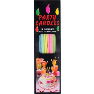 Свічки на торт довгі 24 шт - Інтернет-магазин спільних покупок ToGether